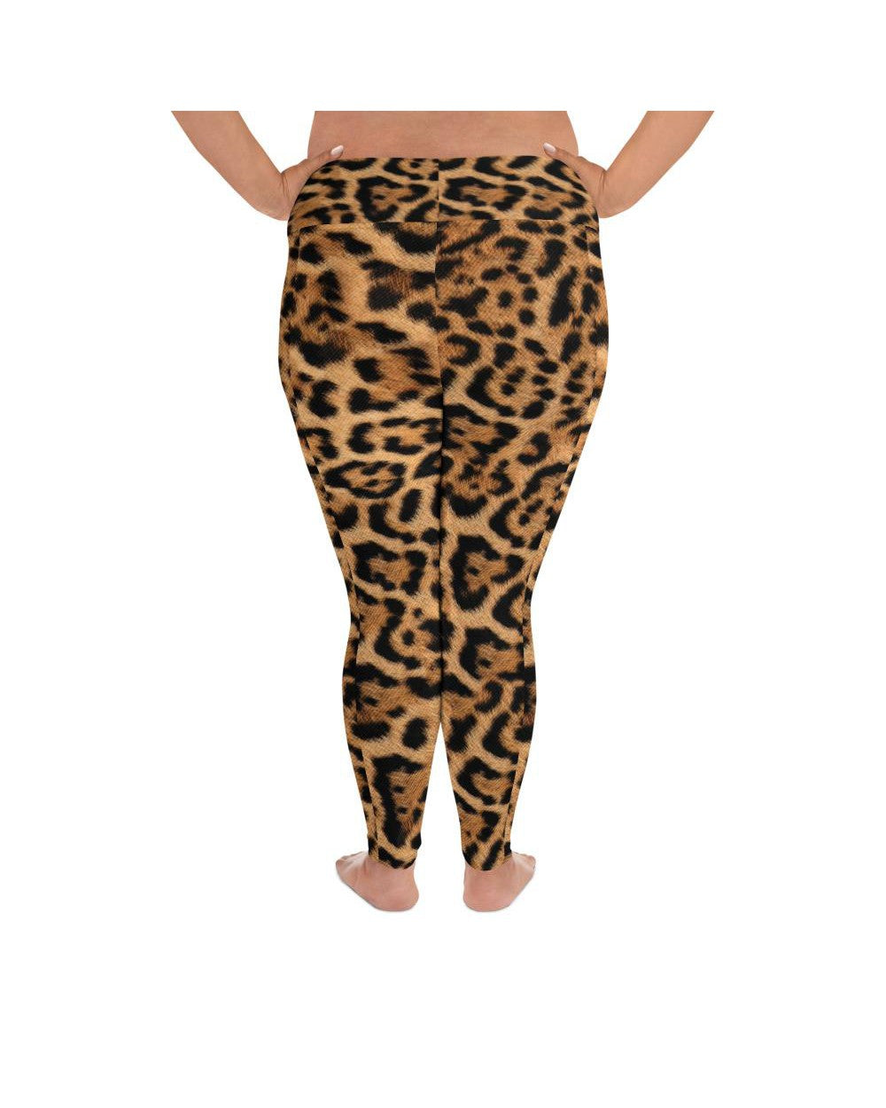 Leopard Skin Plus Size Leggings