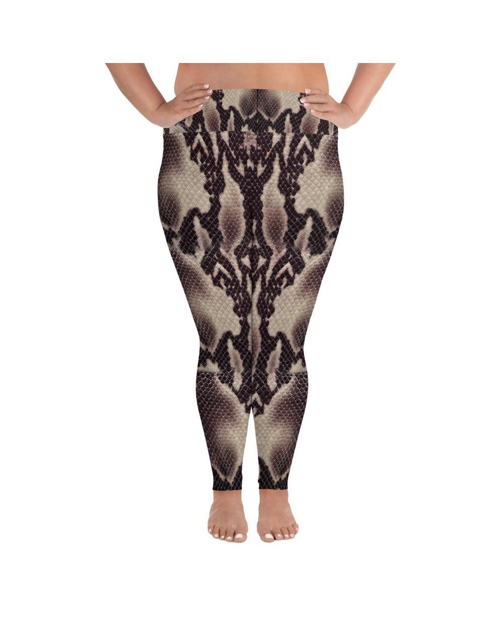 Anaconda Snake Skin Plus Size Leggings Gearbunch