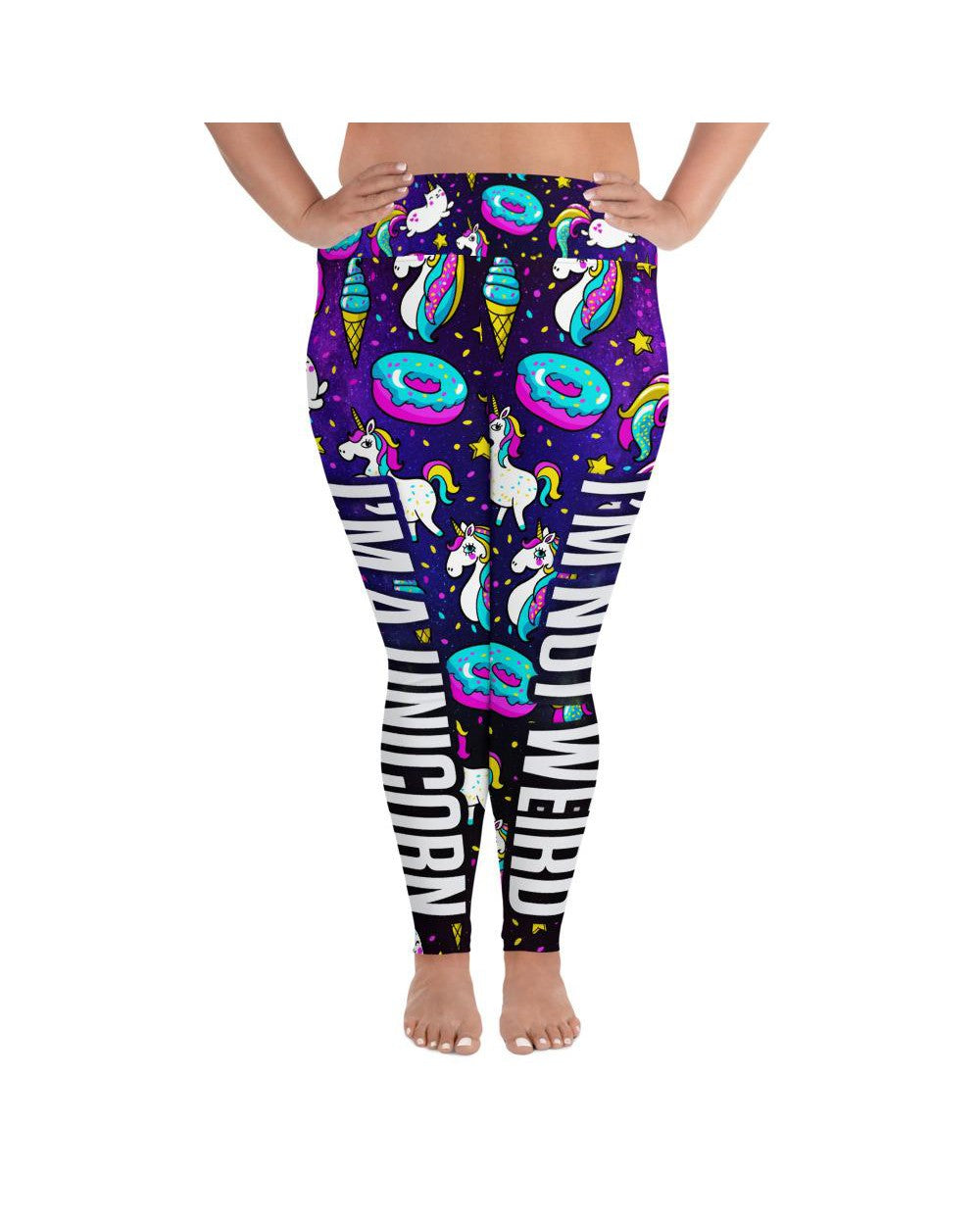 I'm Not Weird, I'm A Unicorn Plus Size Leggings