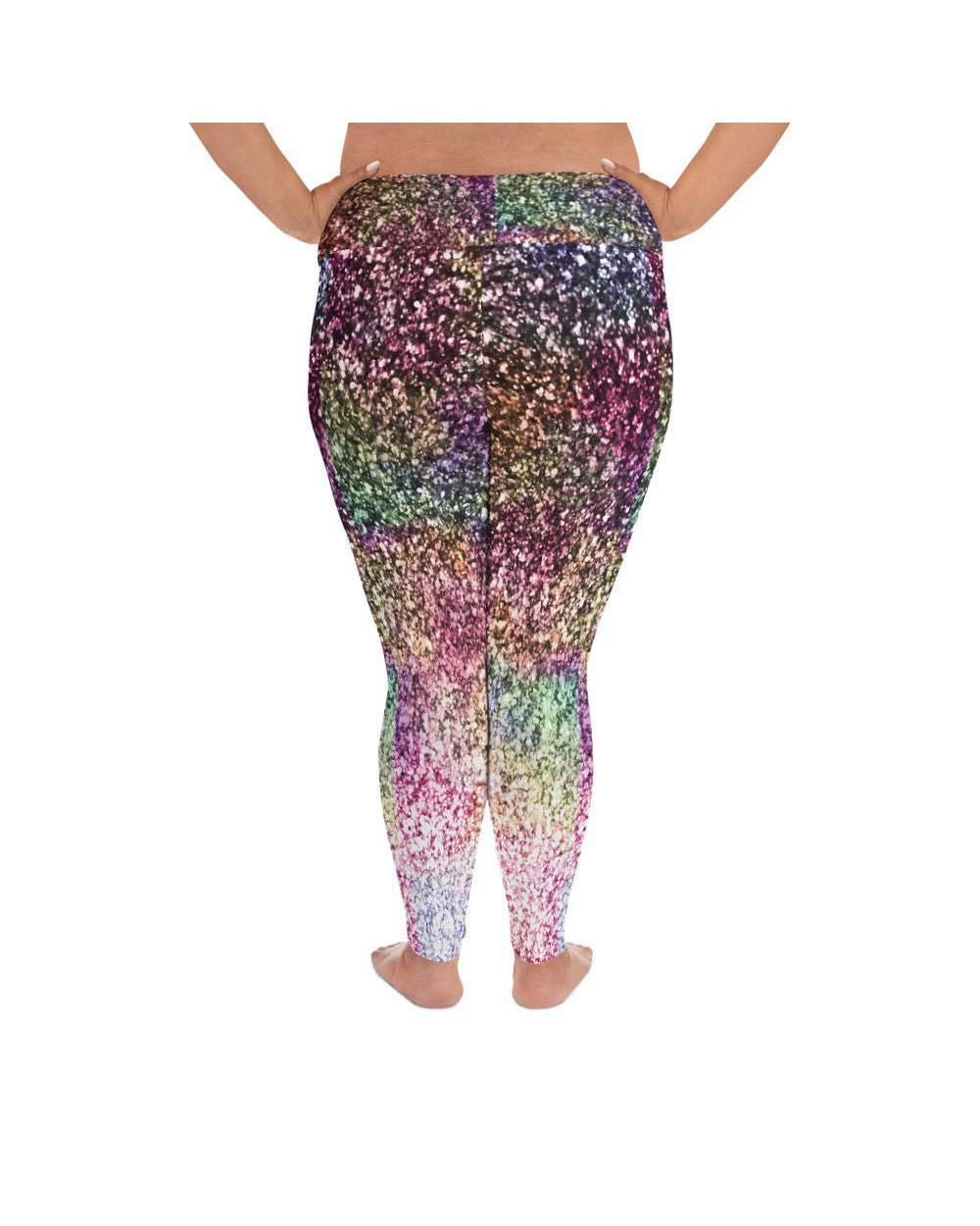 Colorful Sparkles Plus Size Leggings