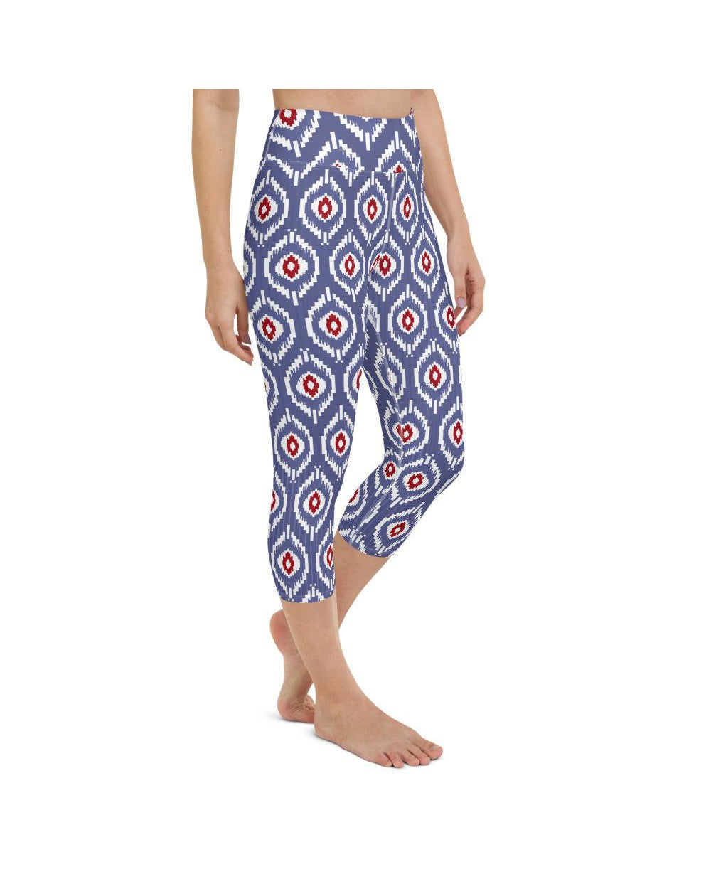 Batik Inspired Yoga Capris Gearbunch