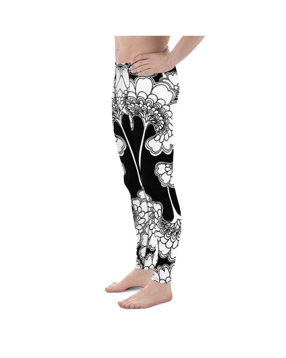 Japanese Floral Meggings Gearbunch Men's Leggings