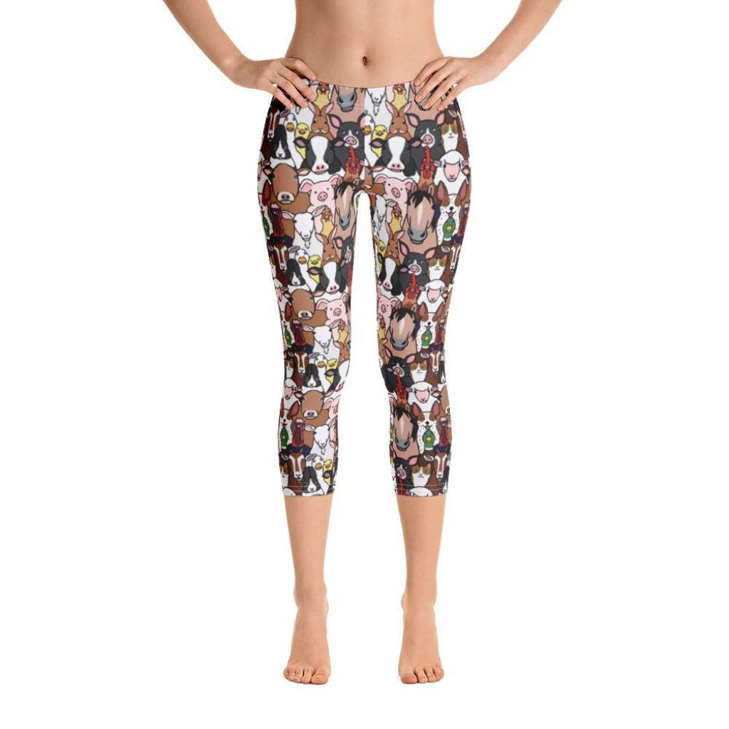 Farm Animal Capris - Gearbunch