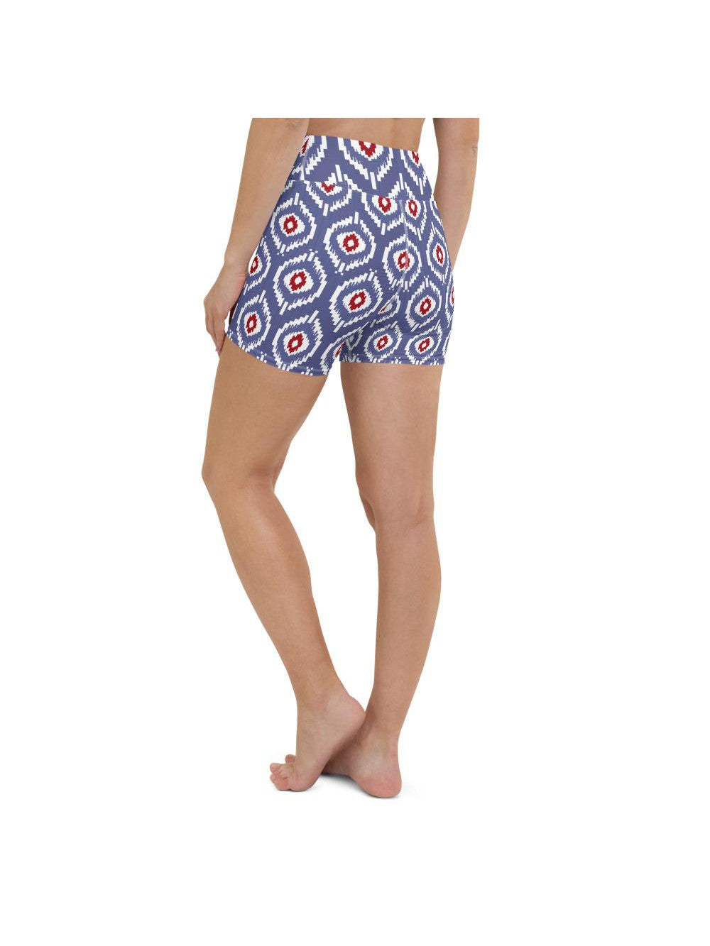 Batik Inspired Yoga Shorts Gearbunch