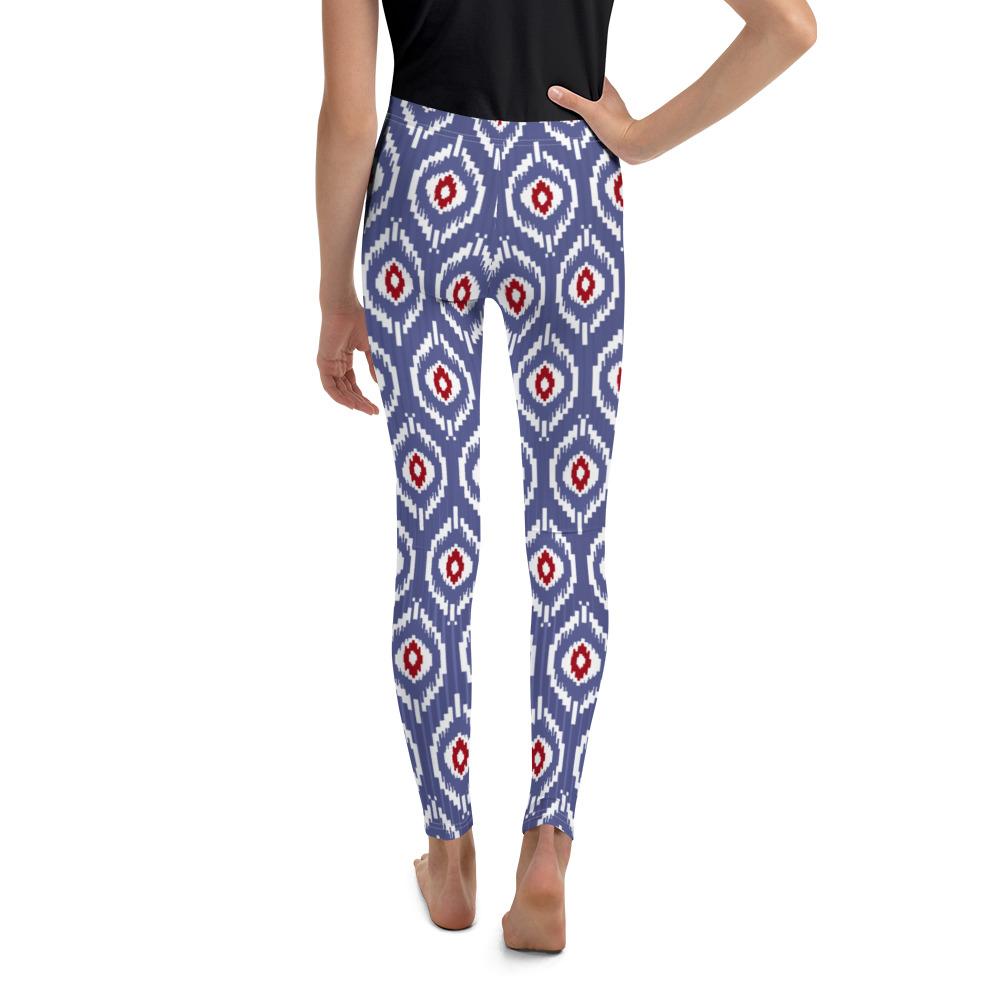 Batik Inspired Youth Leggings Gearbunch