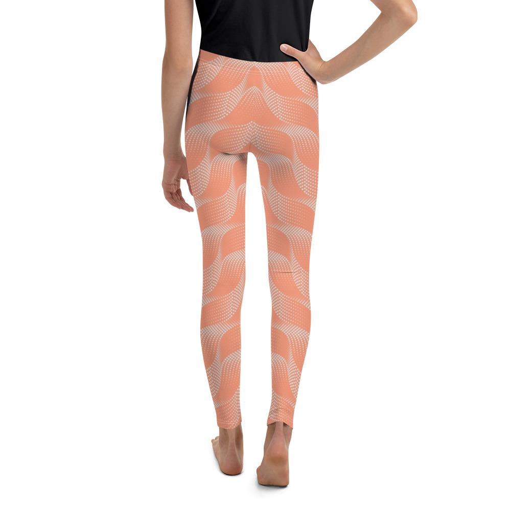 Apricot Wave Youth Leggings Gearbunch