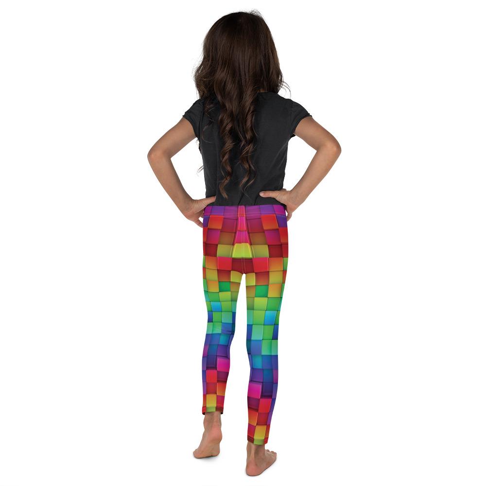 Rainbow Block Kid's Leggings - Gearbunch