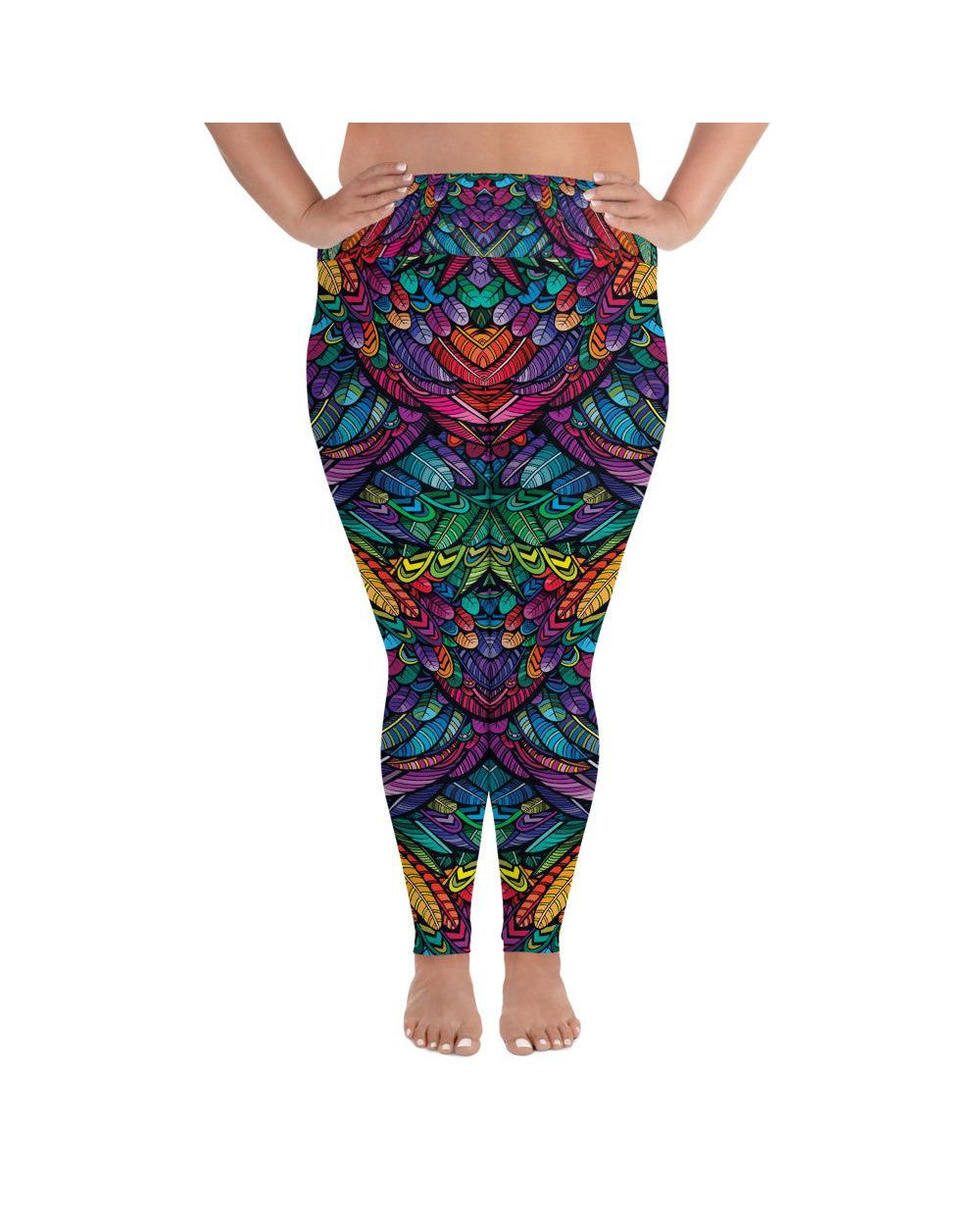 Rainbow Bright Plus Size Leggings (2xl-6xl)