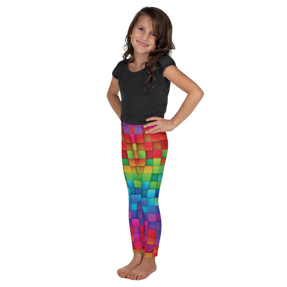 Rainbow Block Kid's Leggings - Gearbunch