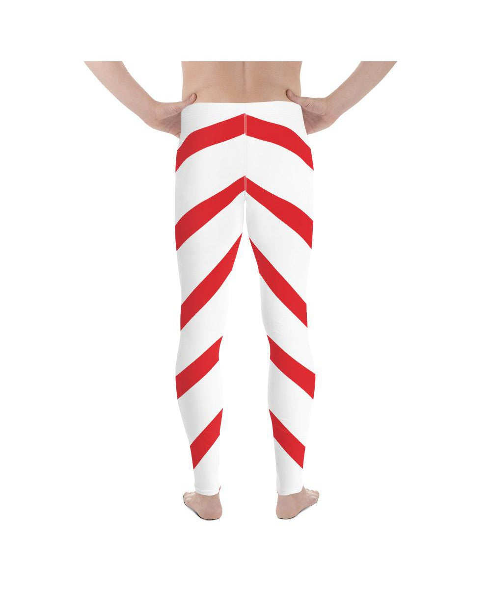 Candy Cane Meggings Men's Leggings Gearbunch 