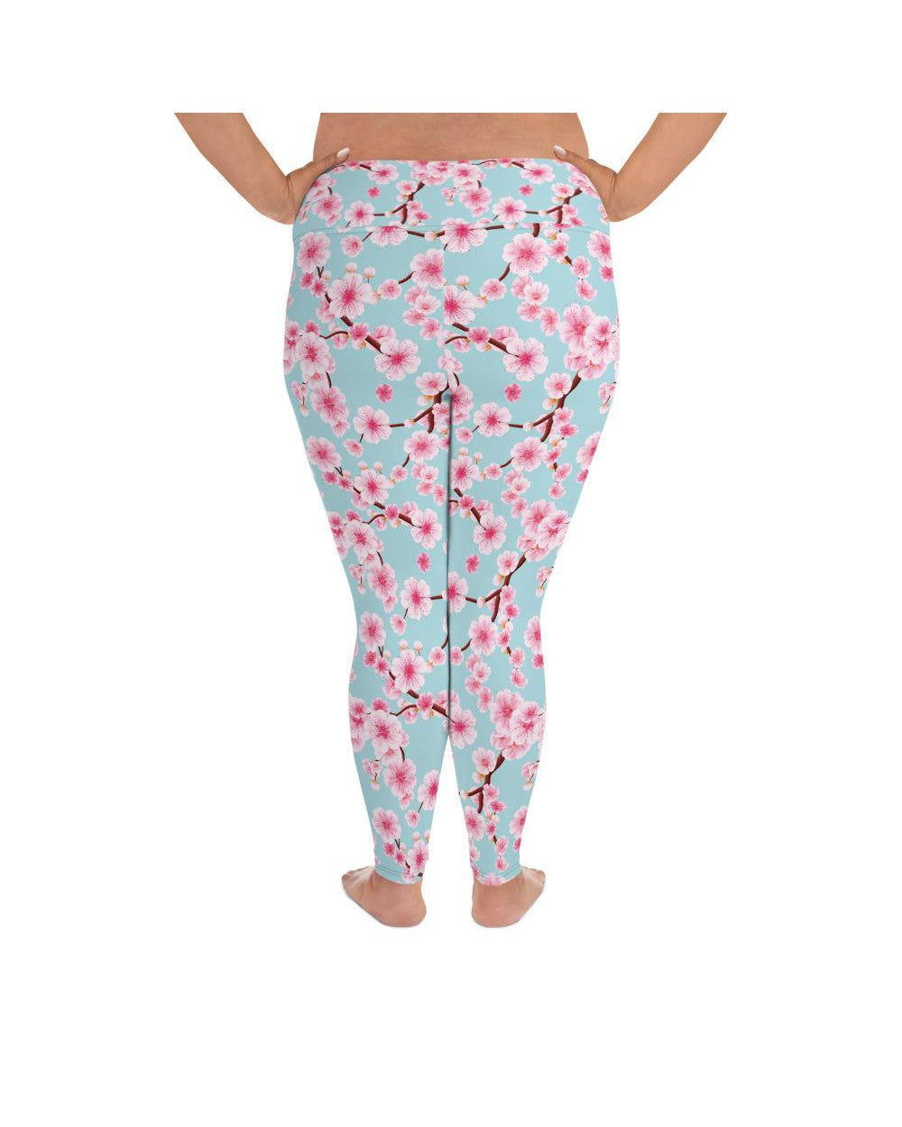 Japanese Cherry Blossom Plus Size Leggings