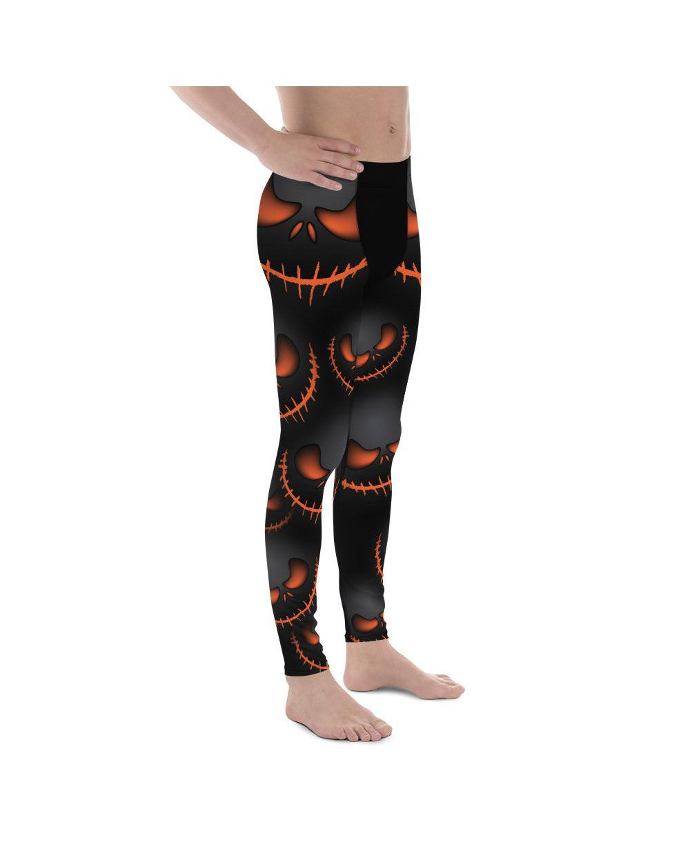 Halloween Evil Pumpkin Grin Meggings Gearbunch