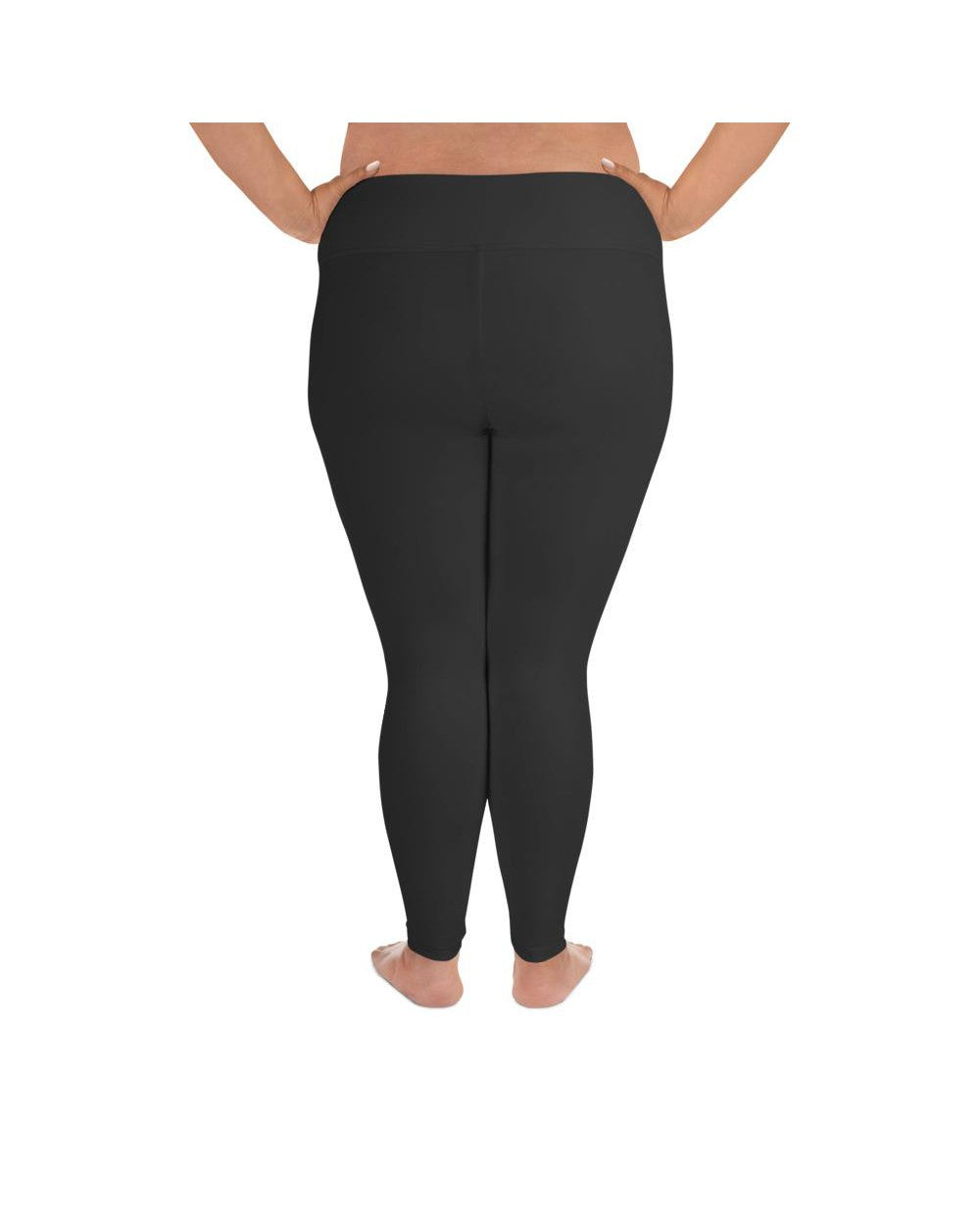 Solid Charcoal Grey Plus Size Leggings Gearbunch