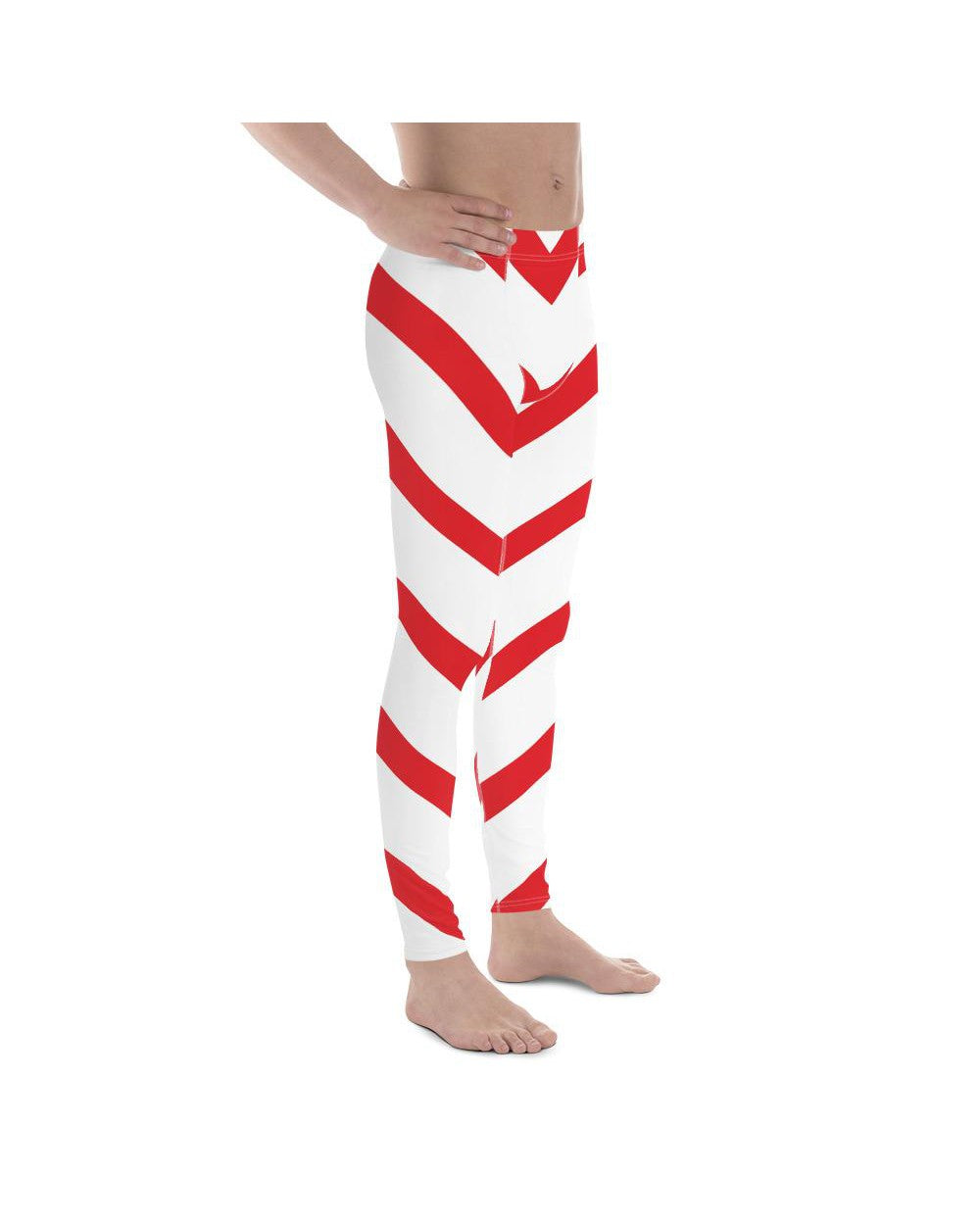 Candy Cane Meggings Men's Leggings Gearbunch 