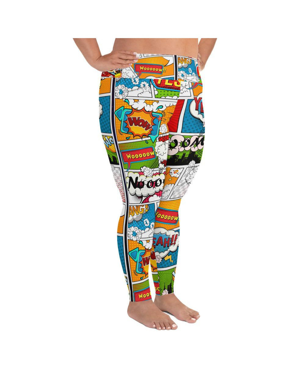 Comic Book Super Hero Plus Size Leggings