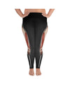 Realistic Muscles with Zipper Plus Size Leggings