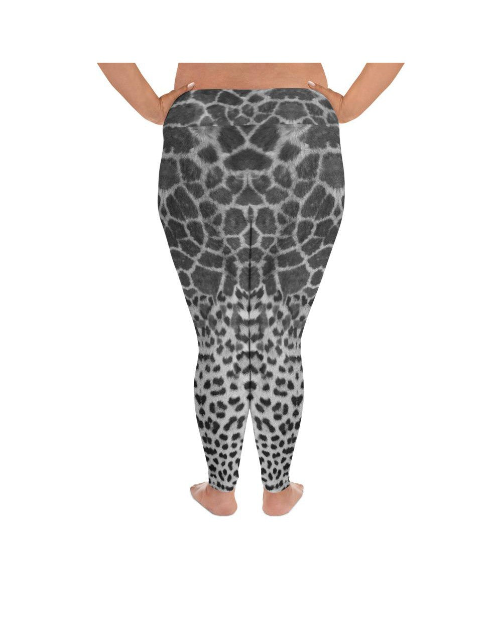 Giraffe & Leopard Skin Plus Size Leggings